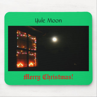 Yule Moon Mouse Pad