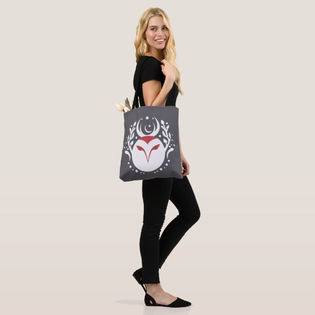 Yule Owl Tote Bag (On Model)