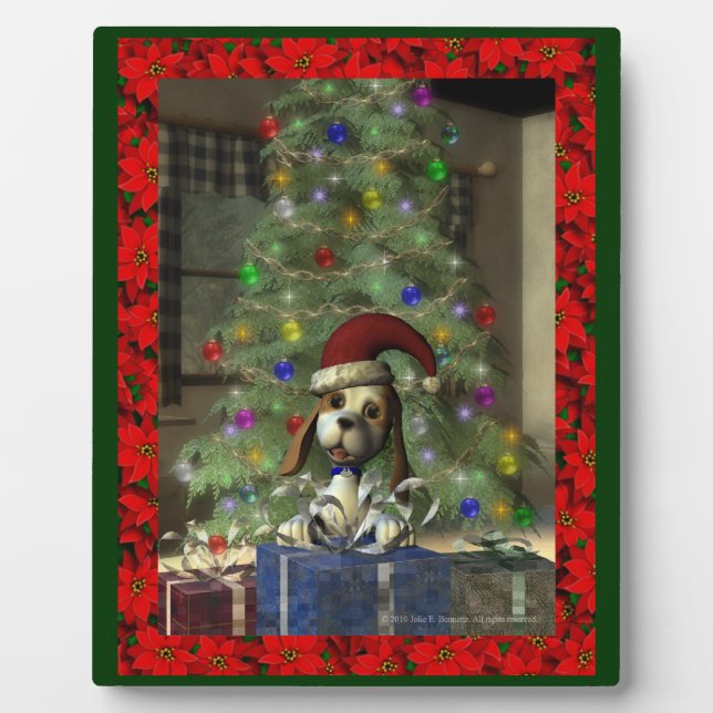 Yule Puppy Plaque (Front)