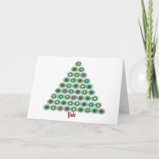 Yule - Sun Tree Holiday Card