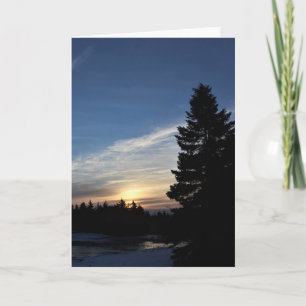 Yule Sunrise Card