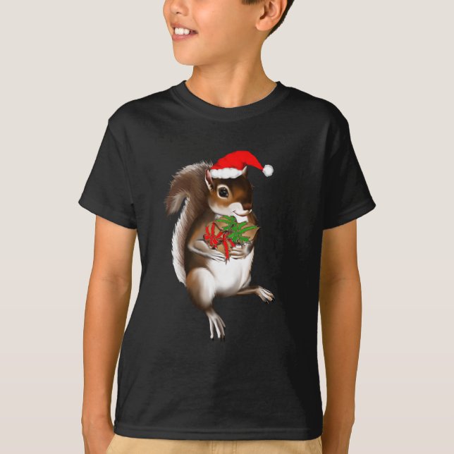 Yule Tide Squirrel Shirt (Front)