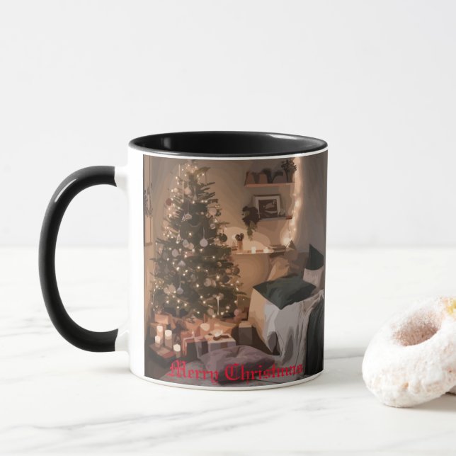 Yuletide Charm Mug (With Donut)