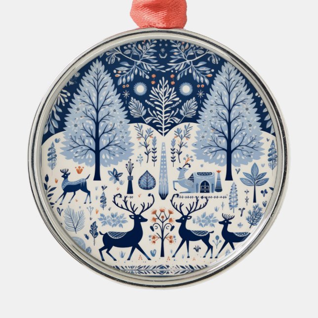 Yuletide Decor Metal Ornament (Front)