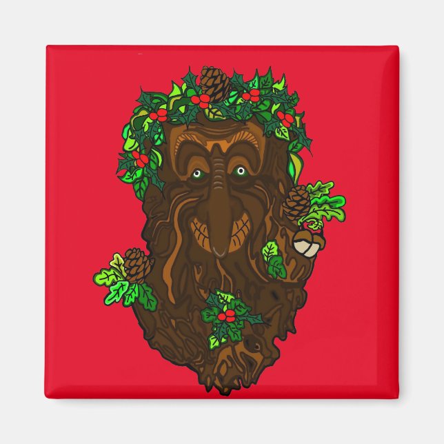 Yuletide Greenman Magnet (Front)