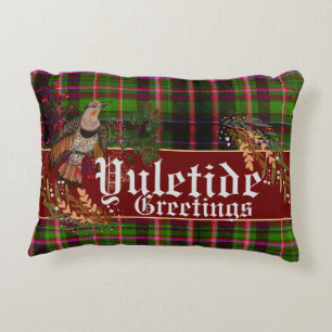 Yuletide Greetings Northern Flicker Accent Pillow