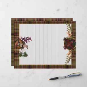 Yuletide Greetings Northern Flicker Letterhead