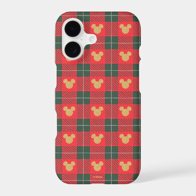Yuletide Joy | Mickey Christmas Plaid Pattern (Back)