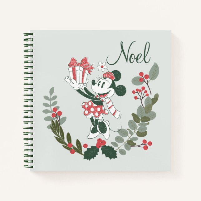 Yuletide Joy | Minnie Noel Notebook (Front)