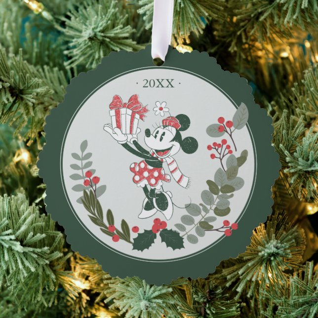 Yuletide Joy | Minnie Noel Ornament Card (Insitu (Tree))