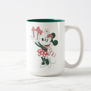 Yuletide Joy   Minnie Noel Two-Tone Coffee Mug