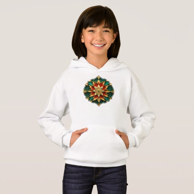 Yuletide Opulence : Threads dorés de Noël (Devant entier)