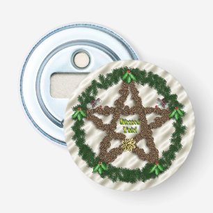 Yuletide Pentacle Bottle Opener