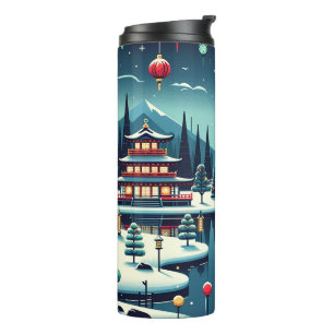 Yuletide Reflections in the East Tote Bag Thermal Tumbler