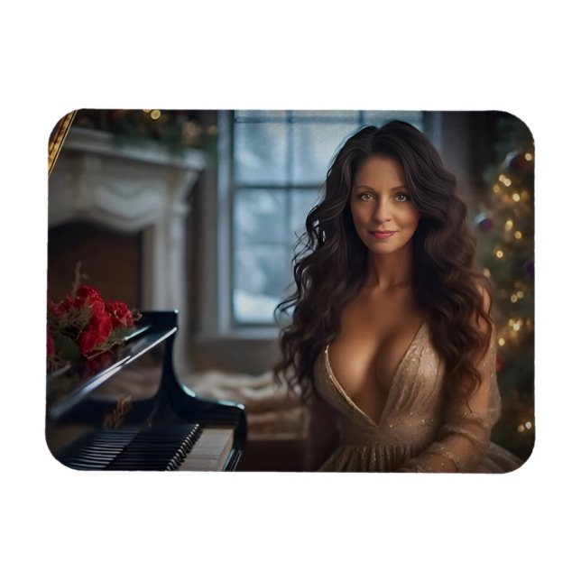 Yuletide Romance Magnet (Horizontal)