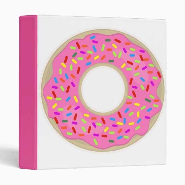 Yum Frosted Doughnut Binder (Front/Spine)