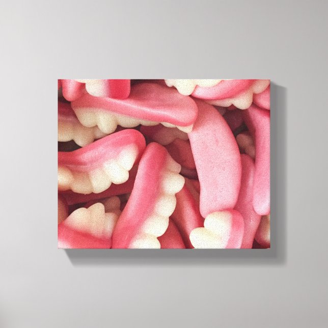 Yum Gum Canvas Print (Front)