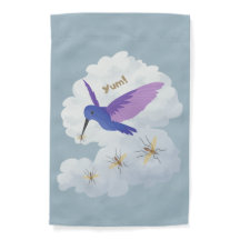 “Yum!” Says hummingbird dining upon mosquitos.