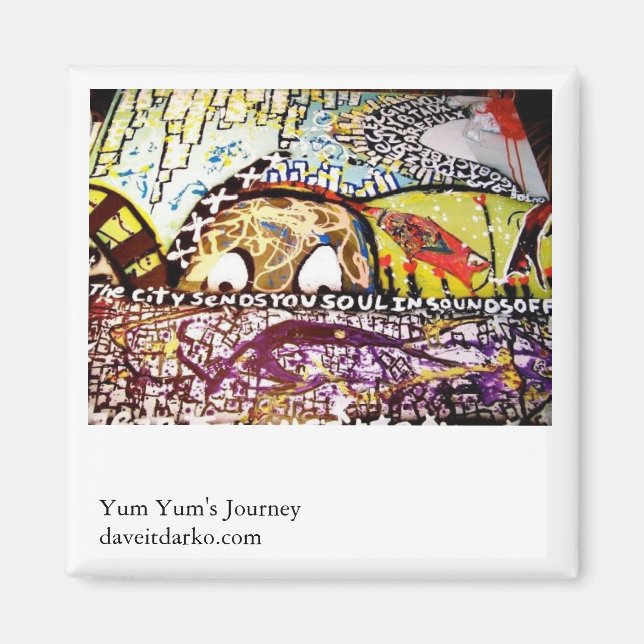 Yum Yum's Journey Magnet (Front)