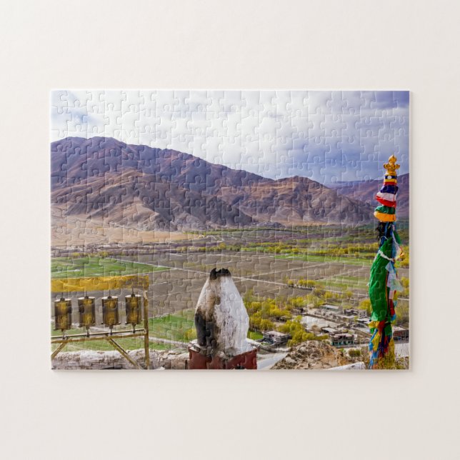 Yumbulakhang Palace - Tibet, Asia Jigsaw Puzzle (Horizontal)