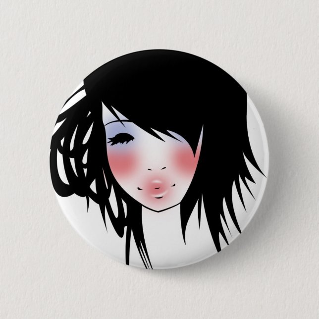 Yume 2 Inch Round Button (Front)