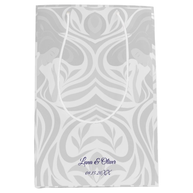 Yumeji Hirado Woman Art Paper Bag (Front)