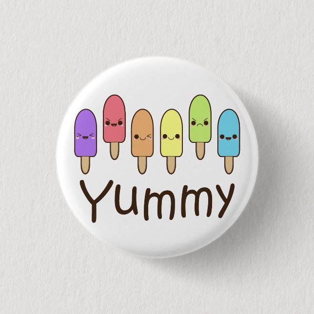 Yumm-o 1 Inch Round Button (Front)