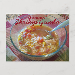 Yummo Shrimp Gumbo Recipe Card