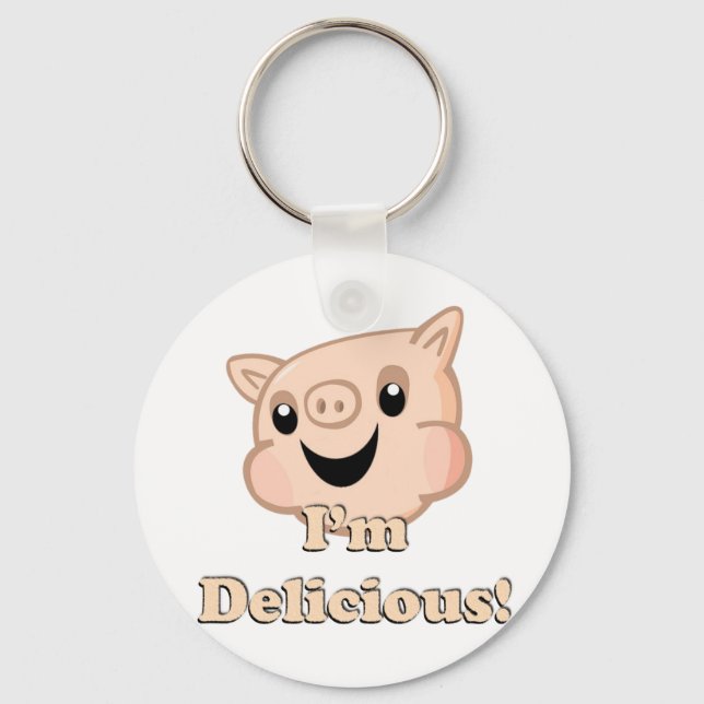 Yummy Bacon Keychain (Front)