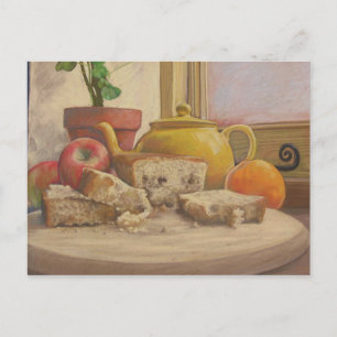 Yummy cake postcard