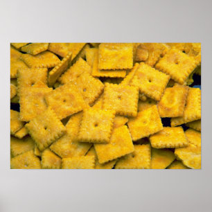 Yummy Cheese crackers Poster