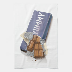 Yummy Chocolate Bar Kitchen Towel