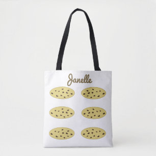 Yummy Chocolate Chip Cookie Tote Bag