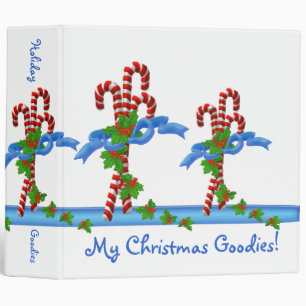 Yummy Christmas Goodies 2 inch Recipe Binder