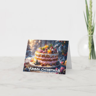 YUMMY CHRISTMAS Greetings Card
