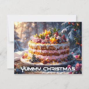 YUMMY CHRISTMAS HOLIDAY CARD