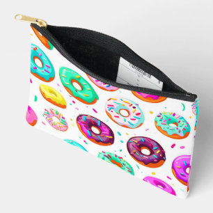 Yummy cream doughnuts pattern accessory pouch