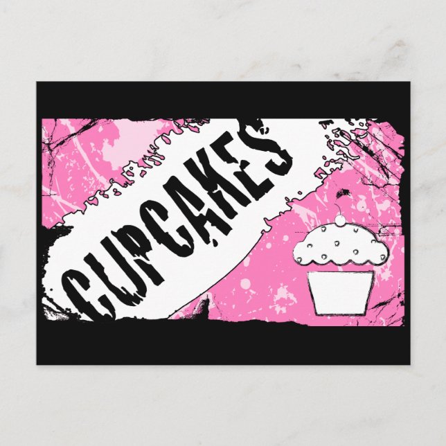 yummy crumbs cupcakes postcard (Front)