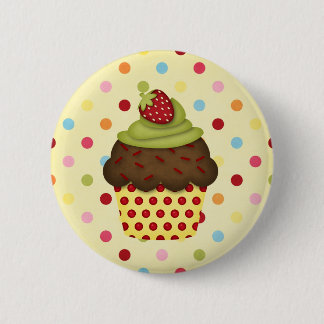yummy cupcake 2 inch round button