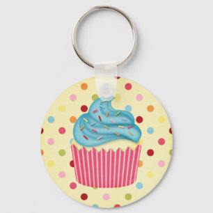 yummy cupcake keychain