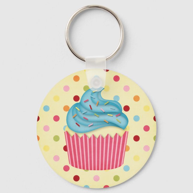 yummy cupcake keychain (Front)