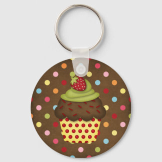 yummy cupcake keychain