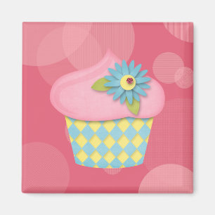 yummy cupcake magnet