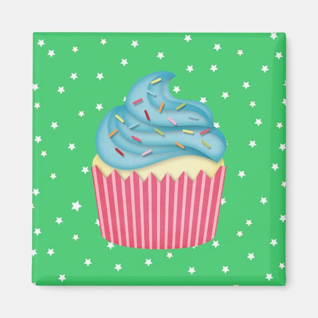 yummy cupcake magnet (Front)