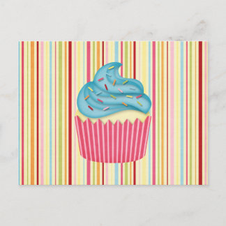 yummy cupcake postcard