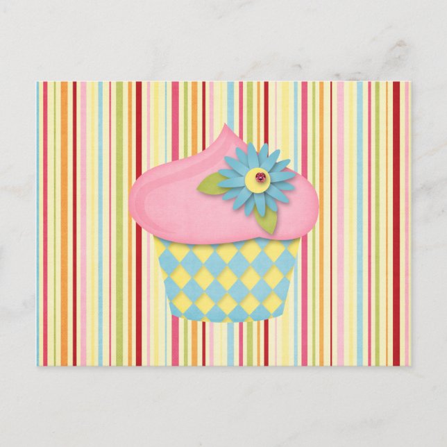 yummy cupcake postcard (Front)