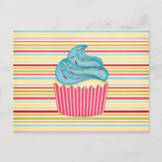 yummy cupcake postcard