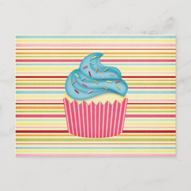 yummy cupcake postcard (Front)
