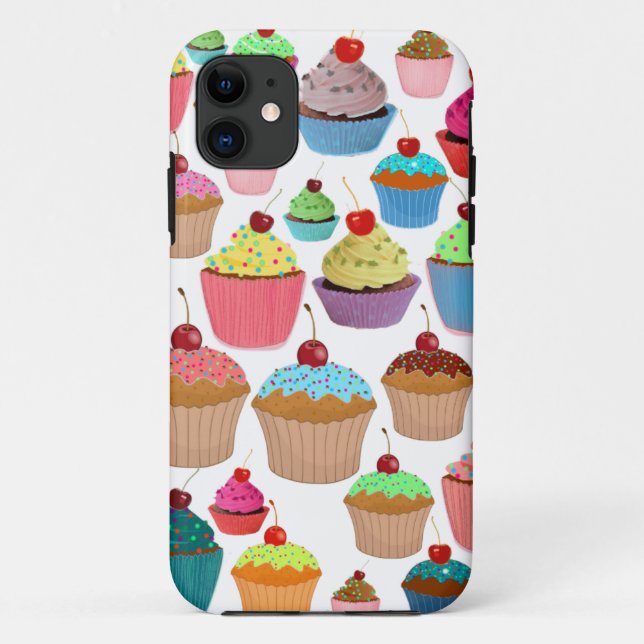Yummy Cupcakes 4 iPhone Case (Back)