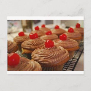 Yummy cupcakes carte postale horizontale